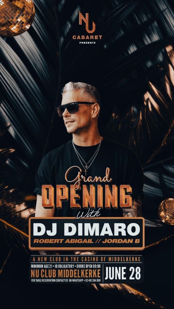 NU Cabaret in Casino Middelkerke presenteert de Grand Opening op 28 juni.